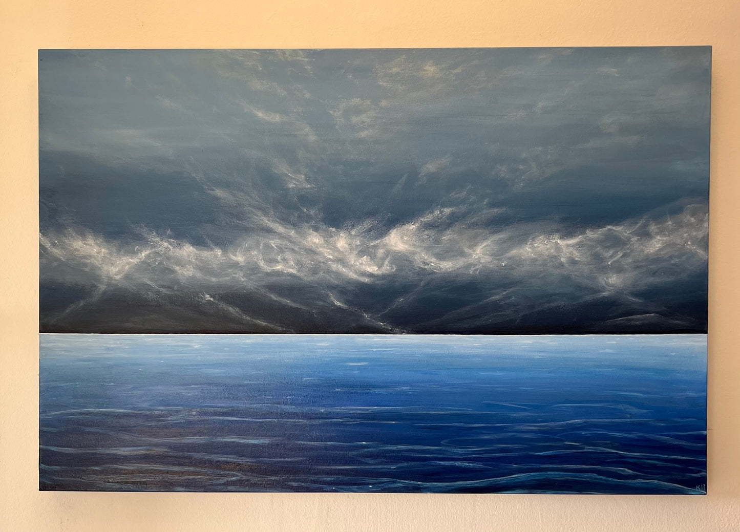 Oncoming Storm-Original Painting by Kirsten Hagen