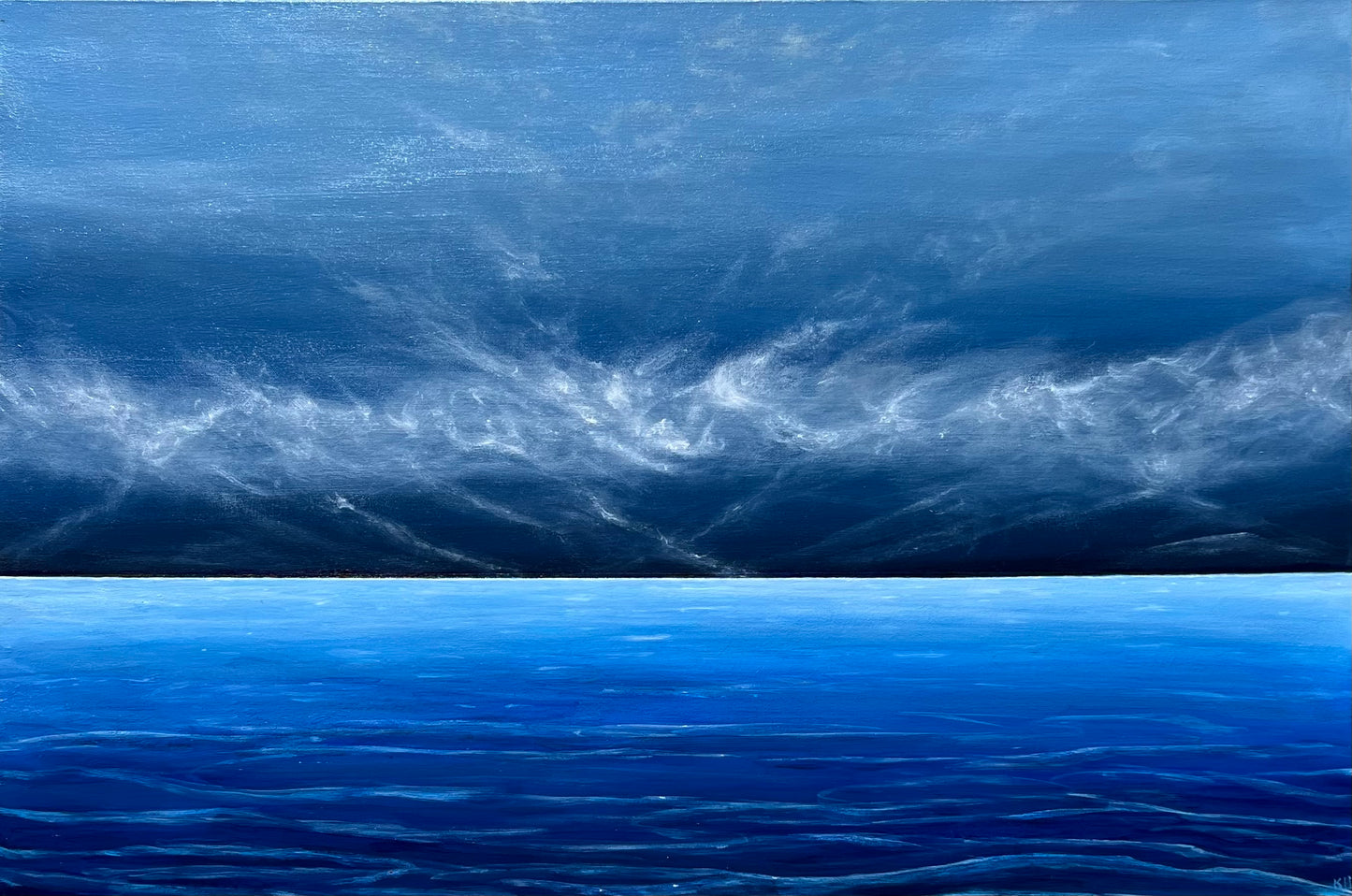 Oncoming Storm-Original Painting by Kirsten Hagen