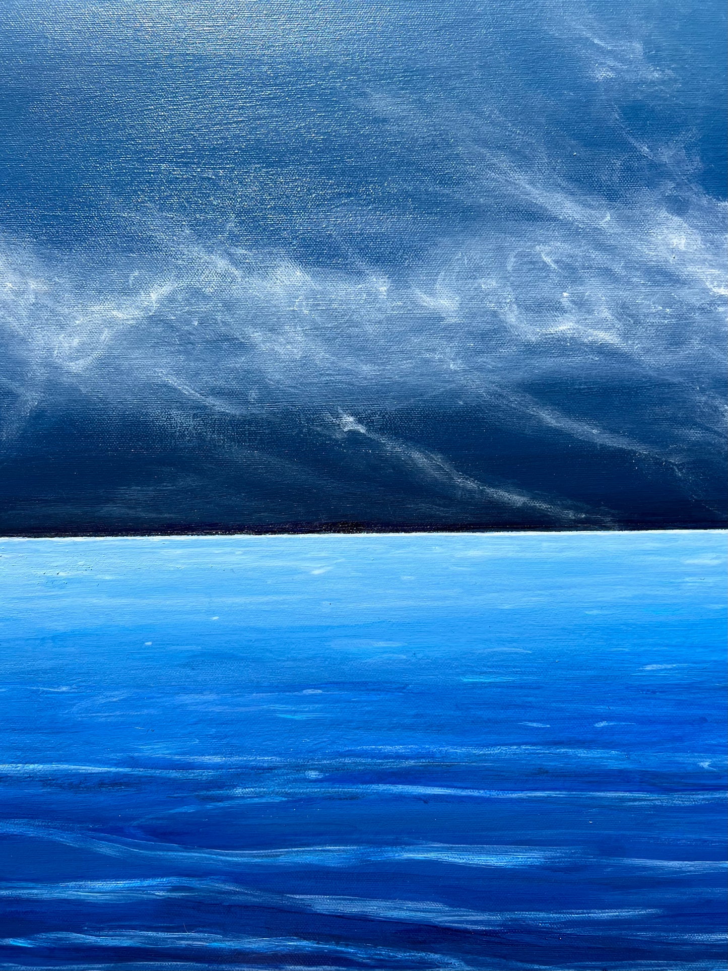 Oncoming Storm-Original Painting by Kirsten Hagen