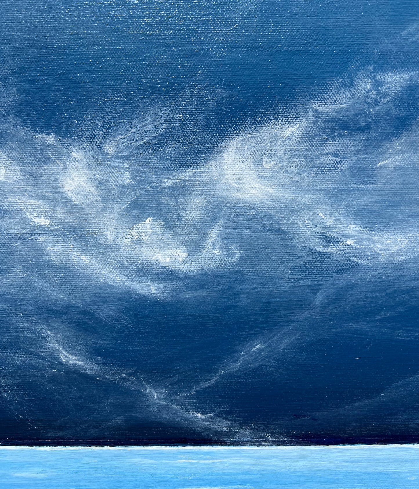 Oncoming Storm-Original Painting by Kirsten Hagen