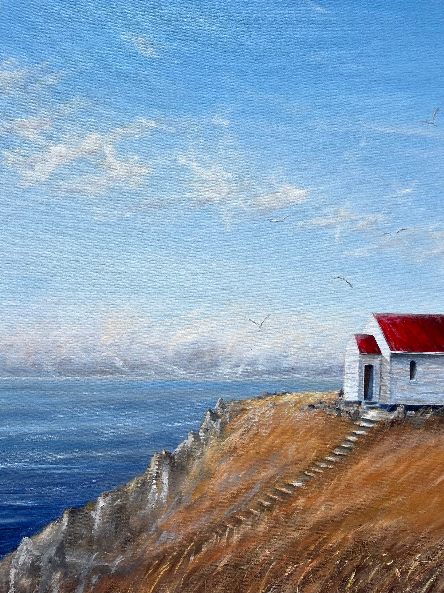 Lighthouse -Original Painting by Kirsten Hagen