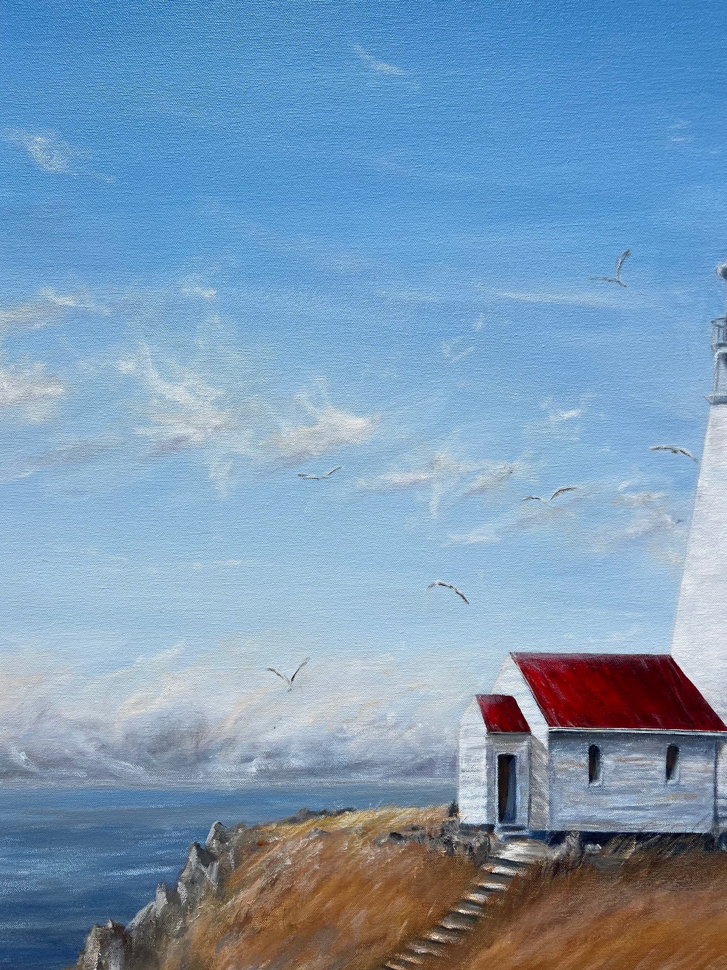 Lighthouse -Original Painting by Kirsten Hagen