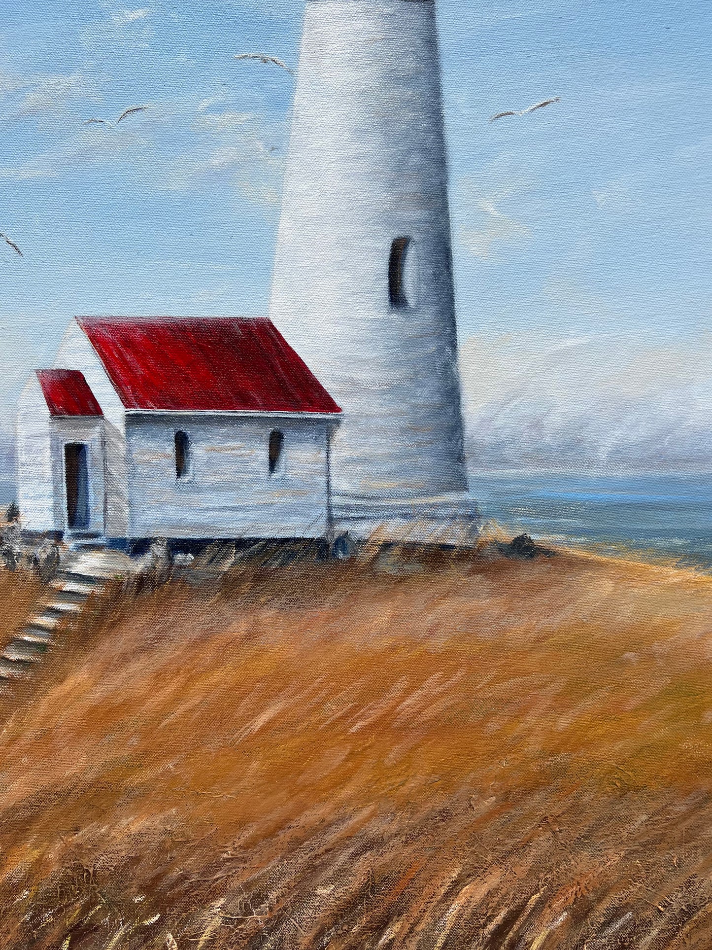 Lighthouse -Original Painting by Kirsten Hagen