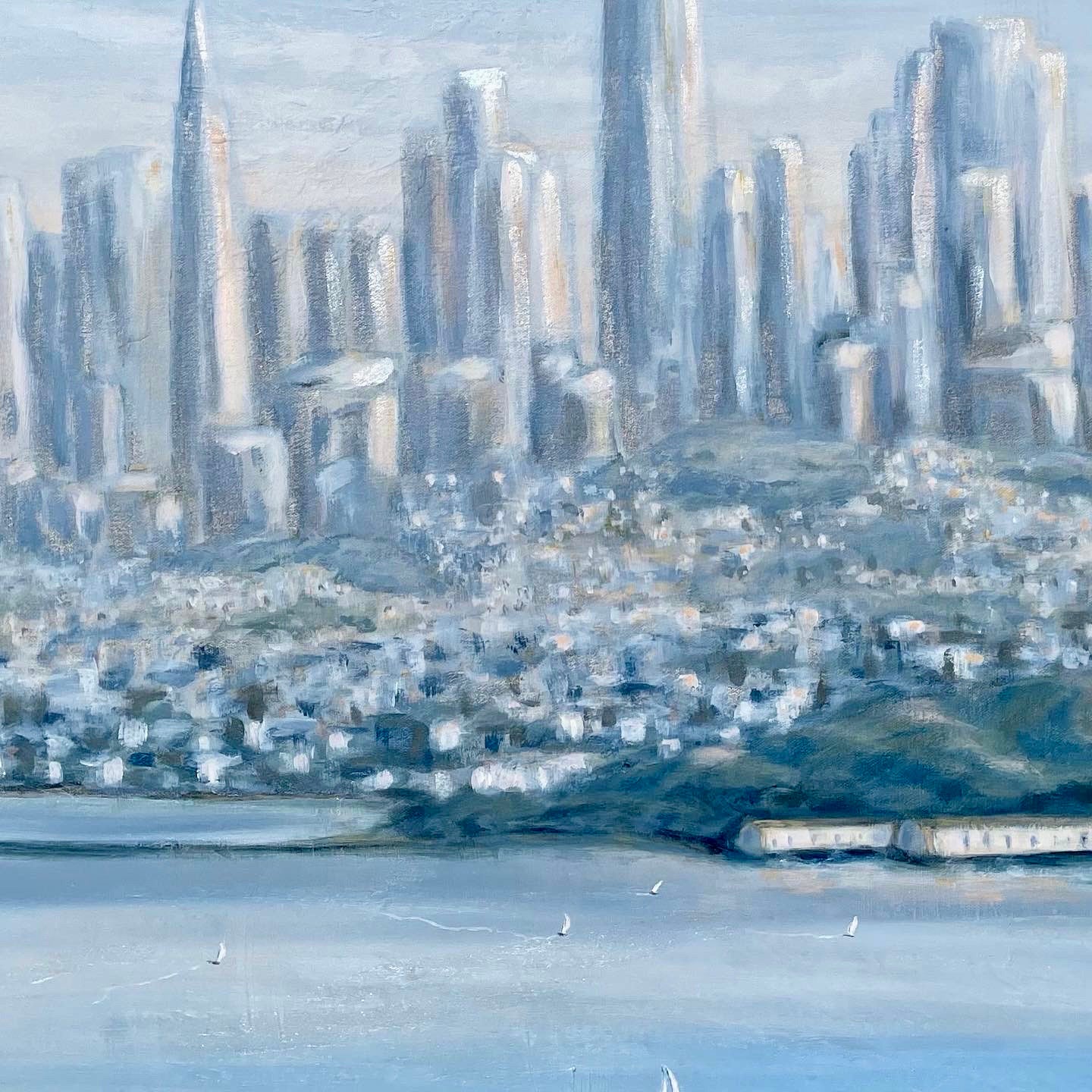 San Francisco-Original Painting by Kirsten Hagen