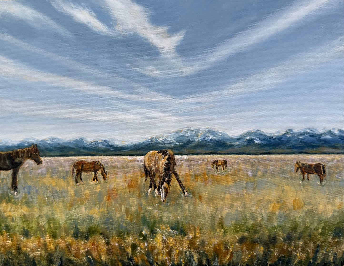 Wild Horses -Original Painting by Kirsten Hagen