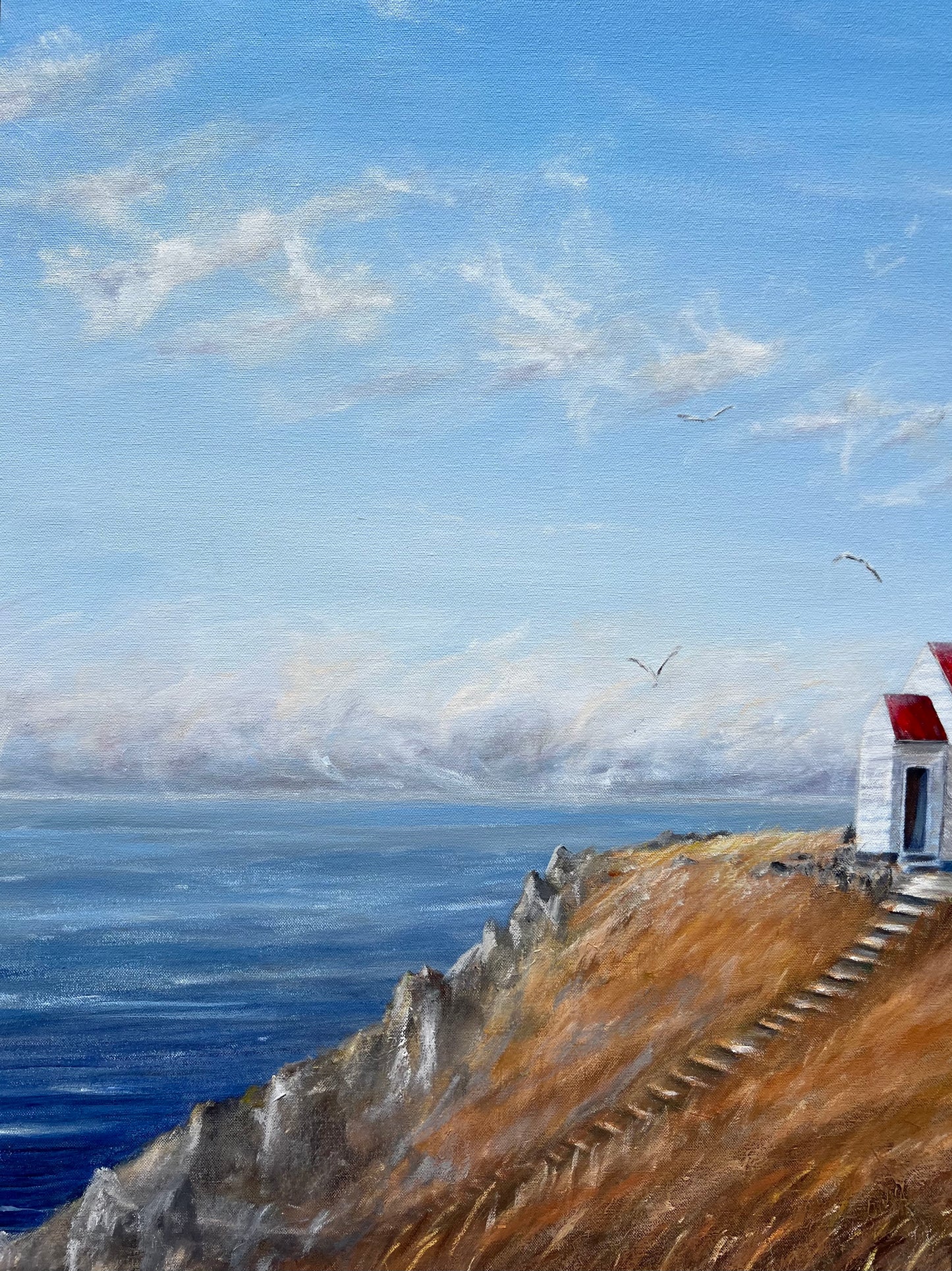 Lighthouse -Original Painting by Kirsten Hagen