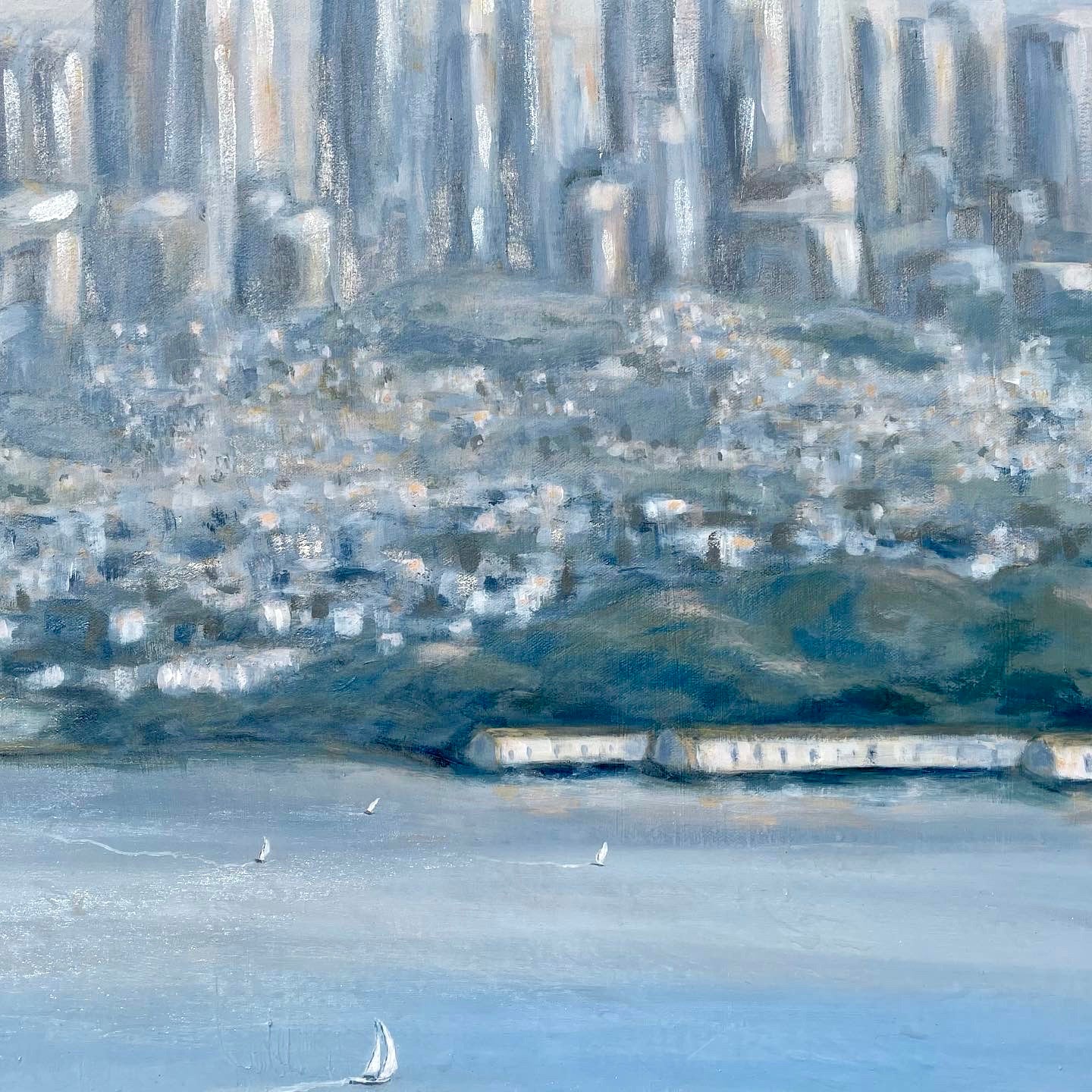 San Francisco-Original Painting by Kirsten Hagen