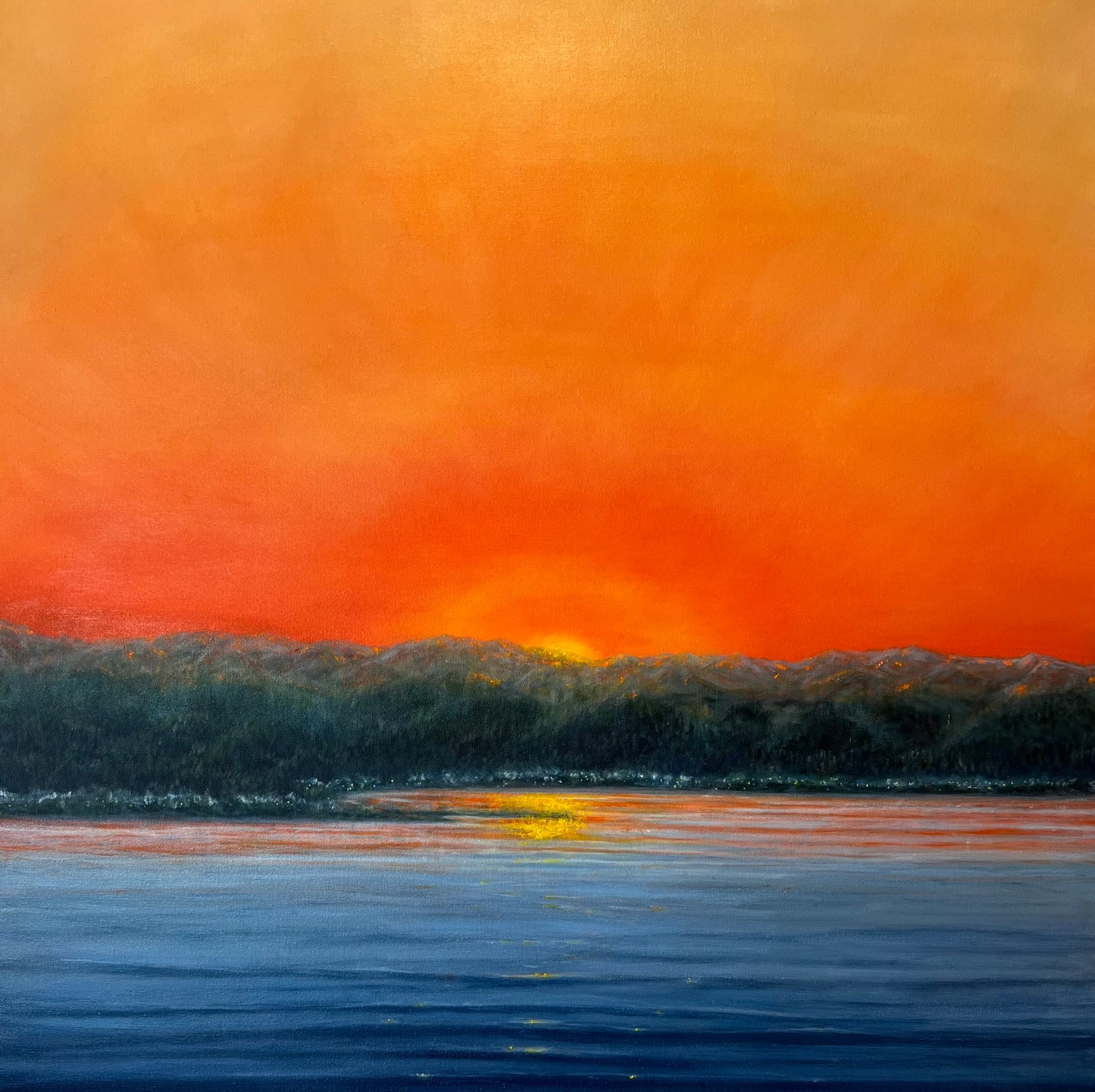 Sunrise- Original Painting by Kirsten Hagen